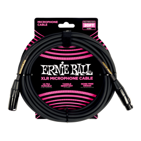 Ernie Ball 6388 Kabel mikrofonowy XLR M / XLR F 6.10 m