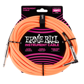 Ernie Ball 6079 Kabel instrumentalny prosty/kątowy 3.05 m