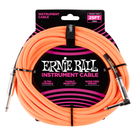 Ernie Ball 6067 Kabel instrumentalny prosty/kątowy 7.62 m