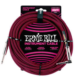 Ernie Ball 6062 Kabel instrumentalny prosty/kątowy 7.62 m
