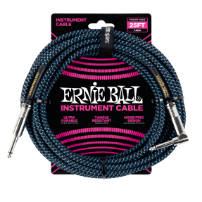 Ernie Ball 6060 Kabel instrumentalny prosty/kątowy 7.62 m