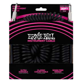 Ernie Ball 6044 Kabel instrumentalny spiralny prosty/prosty 9.14 m