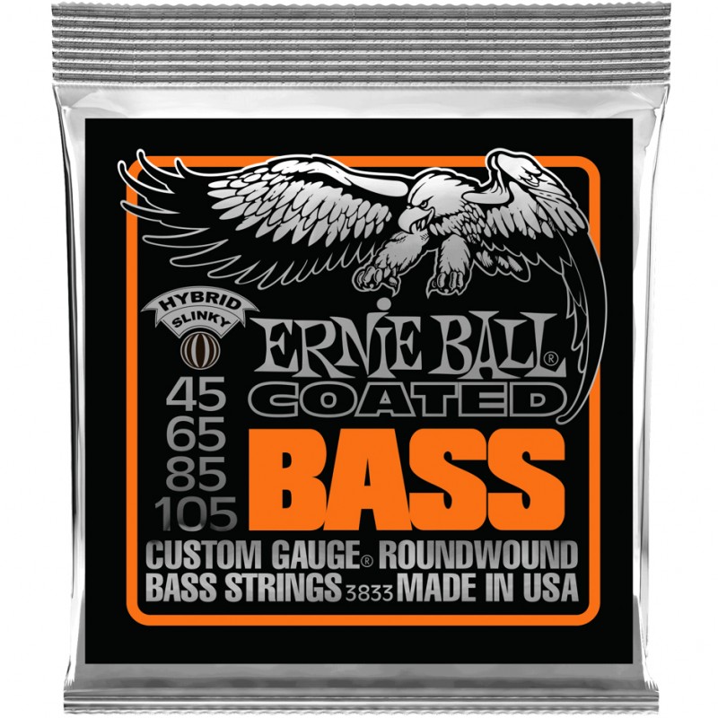 Ernie Ball 3833 Komplet strun do gitary basowej 45-105