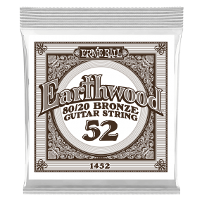 Ernie Ball 1452 Struna pojedyncza do gitary akustycznej .052 6 szt.