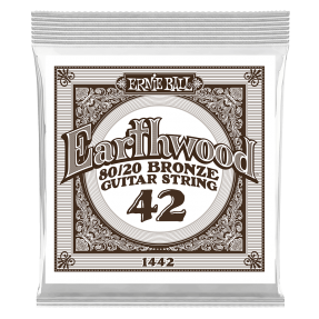 Ernie Ball 1442 Struna pojedyncza do gitary akustycznej .042 6 szt.