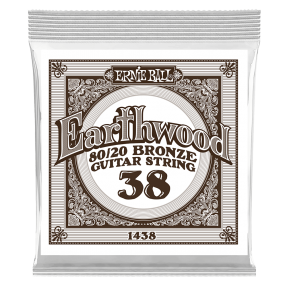 Ernie Ball 1438 Struna pojedyncza do gitary akustycznej .038 6 szt.