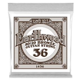Ernie Ball 1436 Struna pojedyncza do gitary akustycznej .036 6 szt.