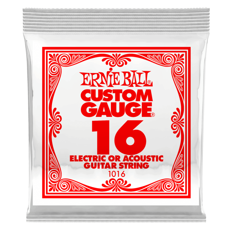 Ernie Ball 1016 Struna pojedyncza do gitary elektrycznej .016 6 szt.