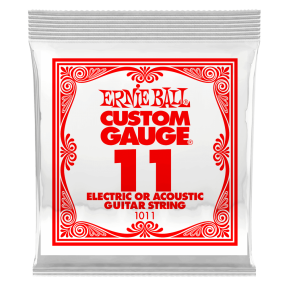 Ernie Ball 1011 Struna pojedyncza do gitary elektrycznej .011 6 szt.
