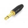 Behringer 4MG-BK Jack Mono 6,3 mm czarny/złoty - 2 - Złącza, wtyki, przejściówki - Behringer 4MG-BK – złącze jack mono 6,3 mm mę