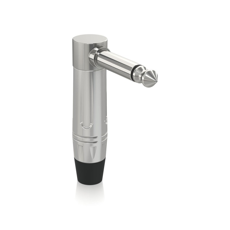 Behringer 4MR-SR Jack kątowy Mono 6,3 mm srebrny - 1 - Złącza, wtyki, przejściówki - Behringer 4MR-SR – złącze jack mono 6,3 mm 