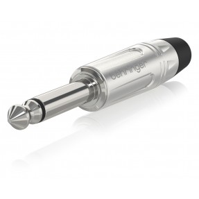 Behringer 4M-SR Jack Mono 6,3 mm srebrny - 1 - Złącza, wtyki, przejściówki - Behringer 4M-SR – złącze jack mono 6,3 mm męskie w 