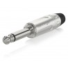 Behringer 4M-SR Jack Mono 6,3 mm srebrny - 1 - Złącza, wtyki, przejściówki - Behringer 4M-SR – złącze jack mono 6,3 mm męskie w 