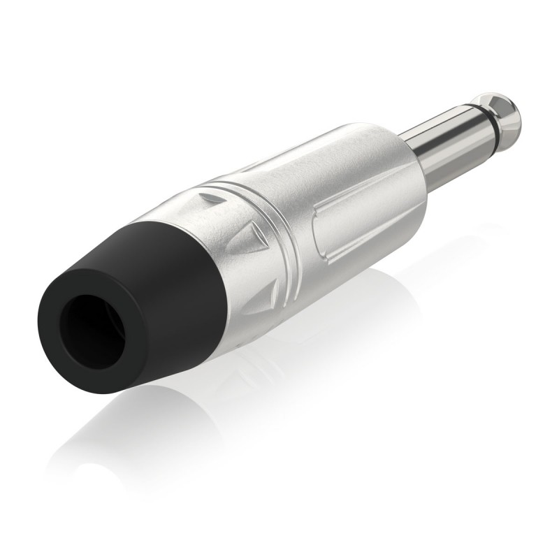 Behringer 4M-SR Jack Mono 6,3 mm srebrny - 2 - Złącza, wtyki, przejściówki - Behringer 4M-SR – złącze jack mono 6,3 mm męskie w 