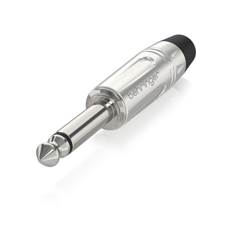 Behringer 4M-SR Jack Mono 6,3 mm srebrny - 3 - Złącza, wtyki, przejściówki - Behringer 4M-SR – złącze jack mono 6,3 mm męskie w 