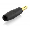 Behringer 4SG-BK Jack Stereo 6,3 mm czarny/złoty - 4 - Złącza, wtyki, przejściówki - Behringer 4SG-BK – złącze jack stereo 6,3 m