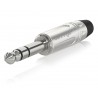 Behringer 4S-SR Jack Stereo 6,3 mm srebrny - 1 - Złącza, wtyki, przejściówki - Behringer 4SR-SR – złącze jack stereo 6,3 mm męsk