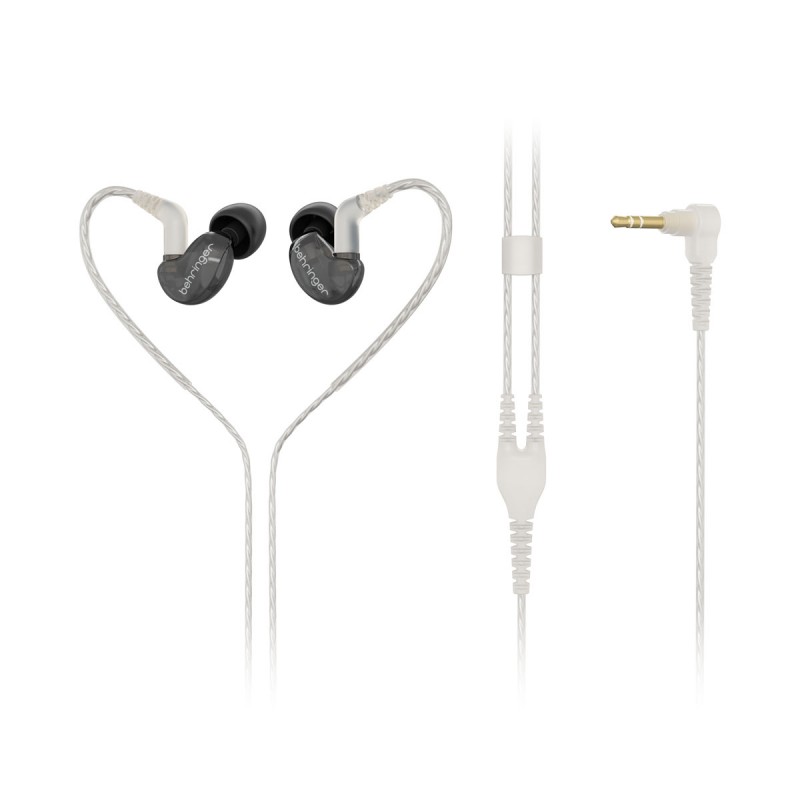 Behringer SD251-CK PRO Słuchawki dokanałowe - czarne - 1 - Douszne - Behringer SD251-CK PRO – monitorowe słuchawki dokanałowe z 