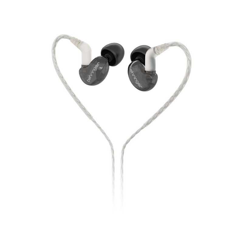 Behringer SD251-CK PRO Słuchawki dokanałowe - czarne - 2 - Douszne - Behringer SD251-CK PRO – monitorowe słuchawki dokanałowe z 