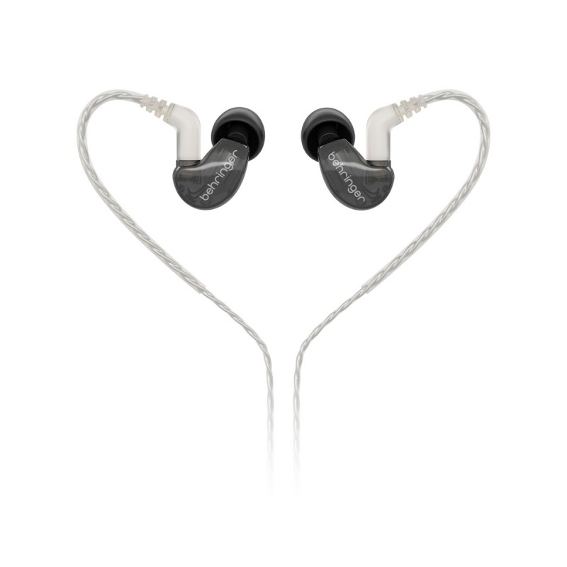 Behringer SD251-CK PRO Słuchawki dokanałowe - czarne - 5 - Douszne - Behringer SD251-CK PRO – monitorowe słuchawki dokanałowe z 