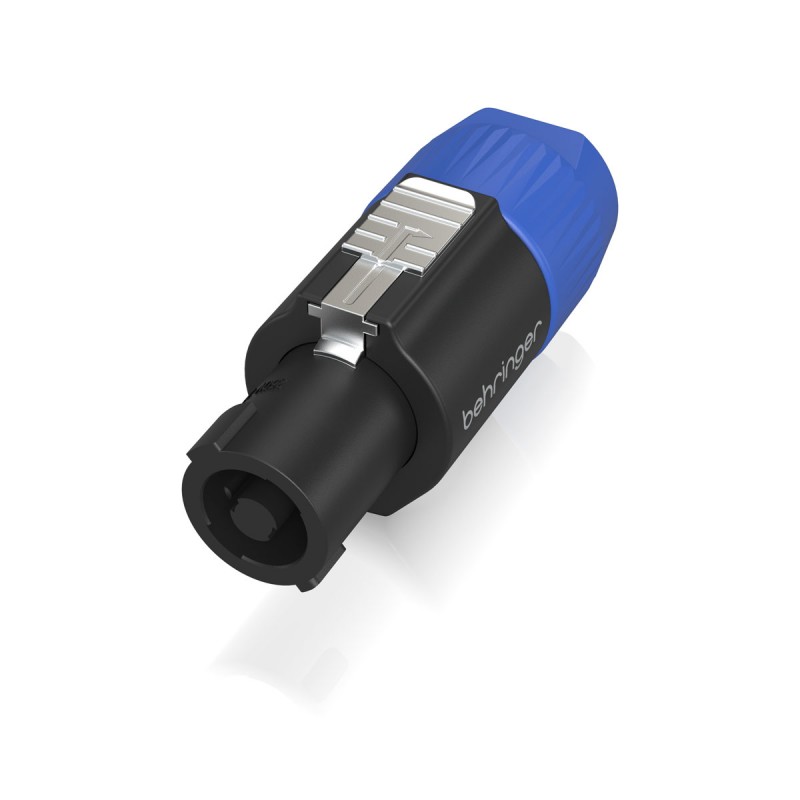 Behringer ST4-BU Złącze Speakon 4-pin - 4 - Złącza, wtyki, przejściówki - Behringer ST4-BU – czteropolowe złącze typu speak-on. 
