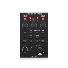Behringer VOCODER VC16 Moduł syntezatora modularnego - 1 - Moduły syntezatora - Behringer VOCODER VC16 – 16-pasmowy vocoder z 6 