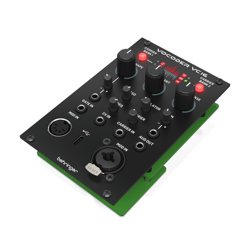 Behringer VOCODER VC16 Moduł syntezatora modularnego - 2 - Moduły syntezatora - Behringer VOCODER VC16 – 16-pasmowy vocoder z 6 