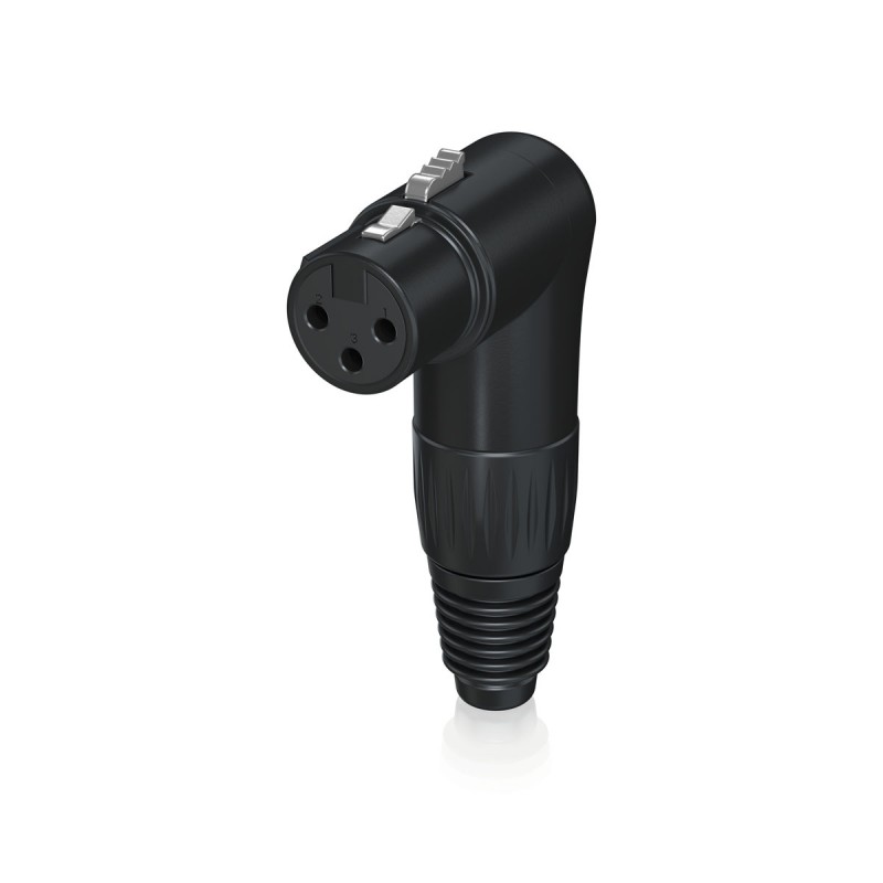 Behringer X3FR-BK XLR kątowy 3-pin żeński, czarny - 4 - Złącza, wtyki, przejściówki - Behringer X3FR-BK – złącze XLR żeńskie kąt