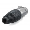 Behringer X3F-SR XLR 3-pin żeński, srebrny - 2 - Złącza, wtyki, przejściówki - Behringer X3F-SR – złącze XLR żeńskie w metalowej