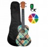Ukulele koncertowe Jeremi C3-KP + pokrowiec + pasek + kostki