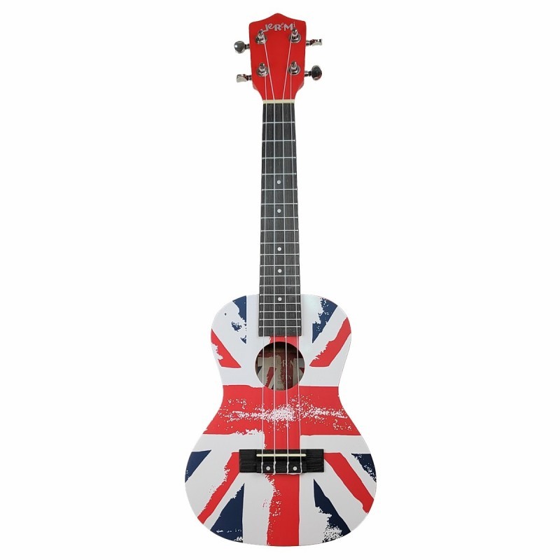 Ukulele koncertowe Jeremi C3-EN UK + pokrowiec + pasek + kostki