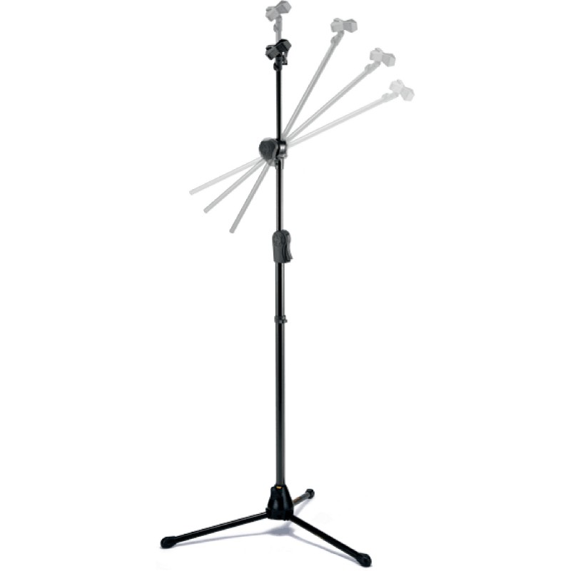 Hercules MS 533 B - statyw mikrofonowy - 1 - Statywy mikrofonowe - Statyw mikrofonowy podłogowy łamany na składanej trójnożnej p