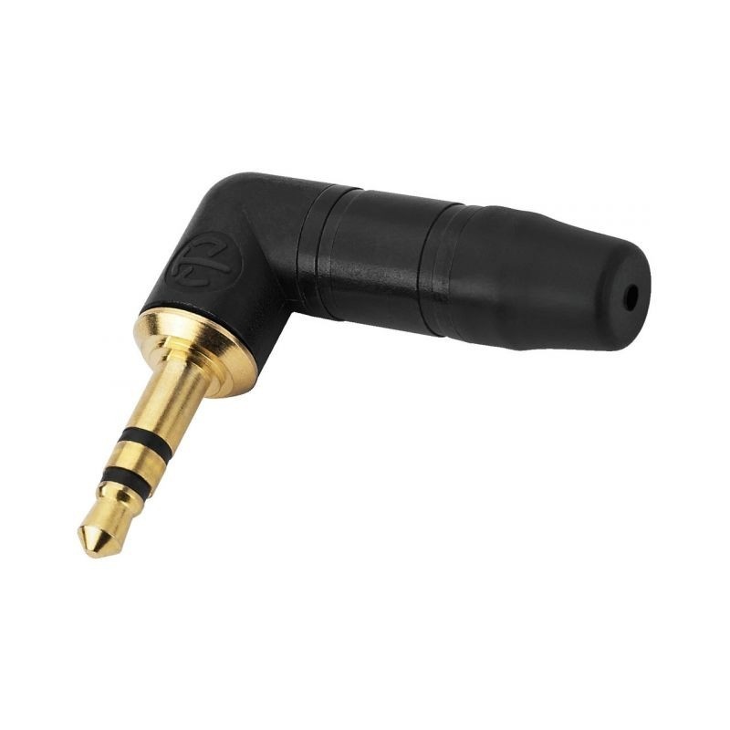 Monacor NTP-3RCB - Wtyk kątowy 3.5mm stereo