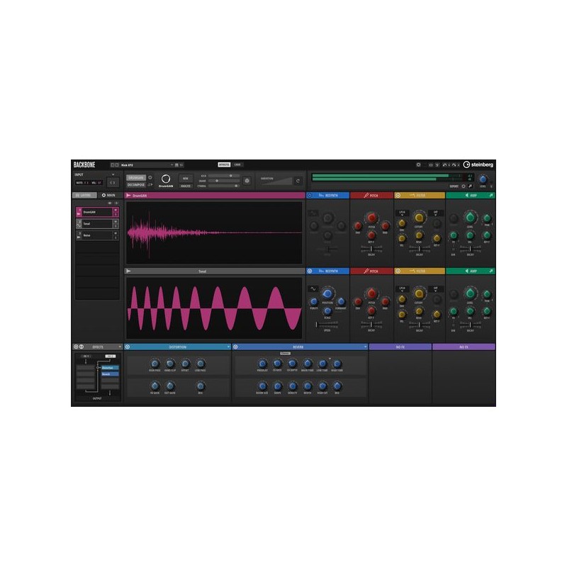 Steinberg Backbone Instrument wirtualny VST - 1 - Instrumenty wirtualne - Steinberg Backbone Instrument wirtualny VST