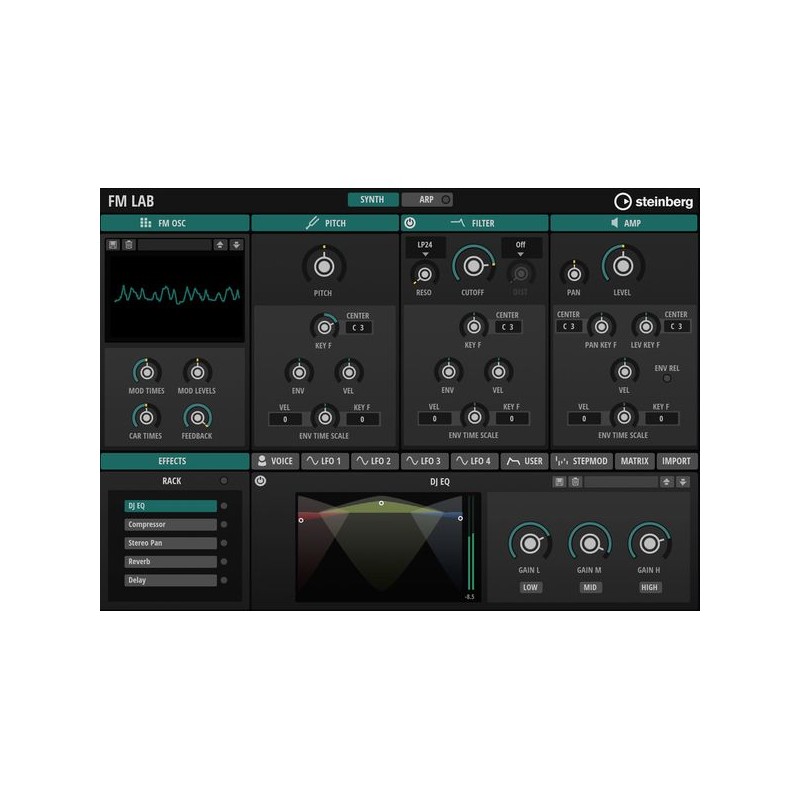 Steinberg FM Lab Instrument wirtualny VST - 1 - Instrumenty wirtualne - Steinberg FM Lab Instrument wirtualny VST