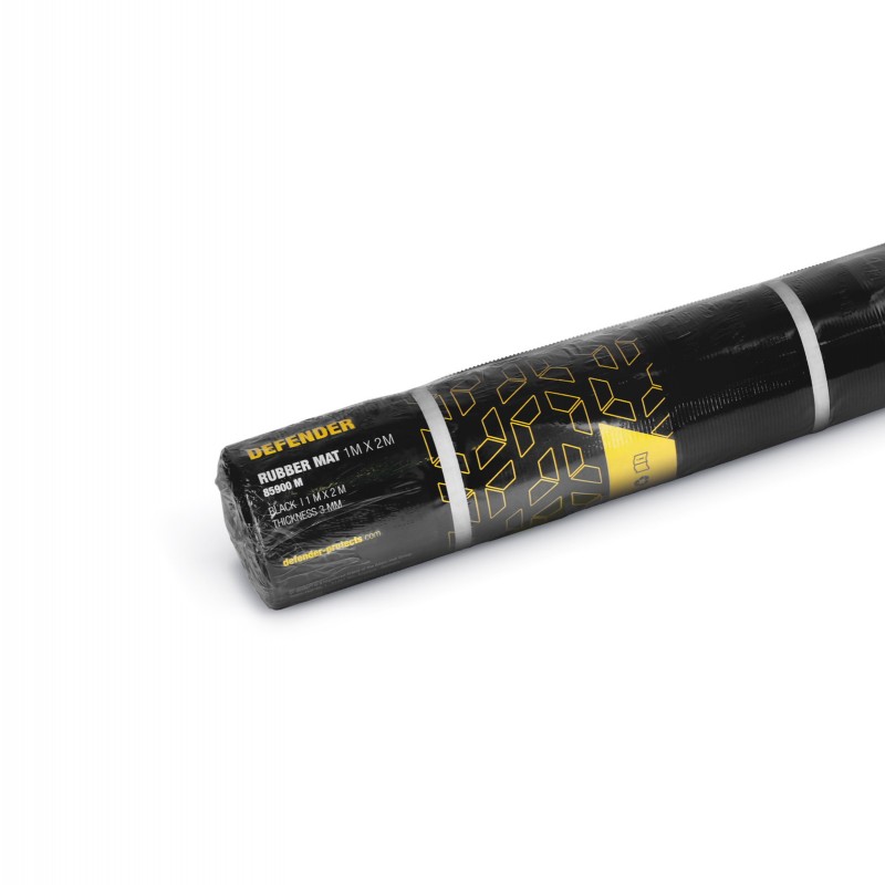 Defender Fine-Ribbed Mat - Mata gumowa 1m x 2m