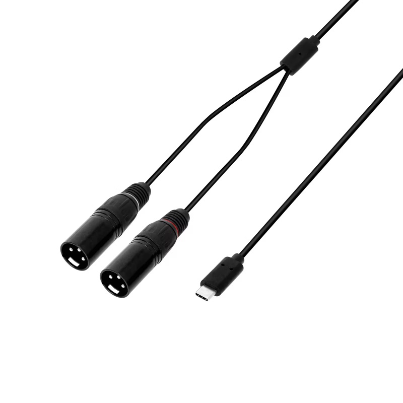 Adam Hall Cables 3 STAR Y MM USB-C 0150 - Kabel audio Y 2x XLR M x USB-C - 1.5 m - 1 - Kable USB - Adam Hall Cables 3 STAR Y MM 