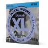 Struny D'Addario EXL116 do gitary elektrycznej w zestawie korbka + tuner + 6 kostek + pojemnik