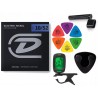 Struny Dunlop do gitary elektrycznej w zestawie korbka + tuner + 6 kostek + pojemnik