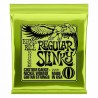 Struny Ernie Ball 2221 do gitary elektrycznej w zestawie korbka + tuner + 6 kostek + pojemnik