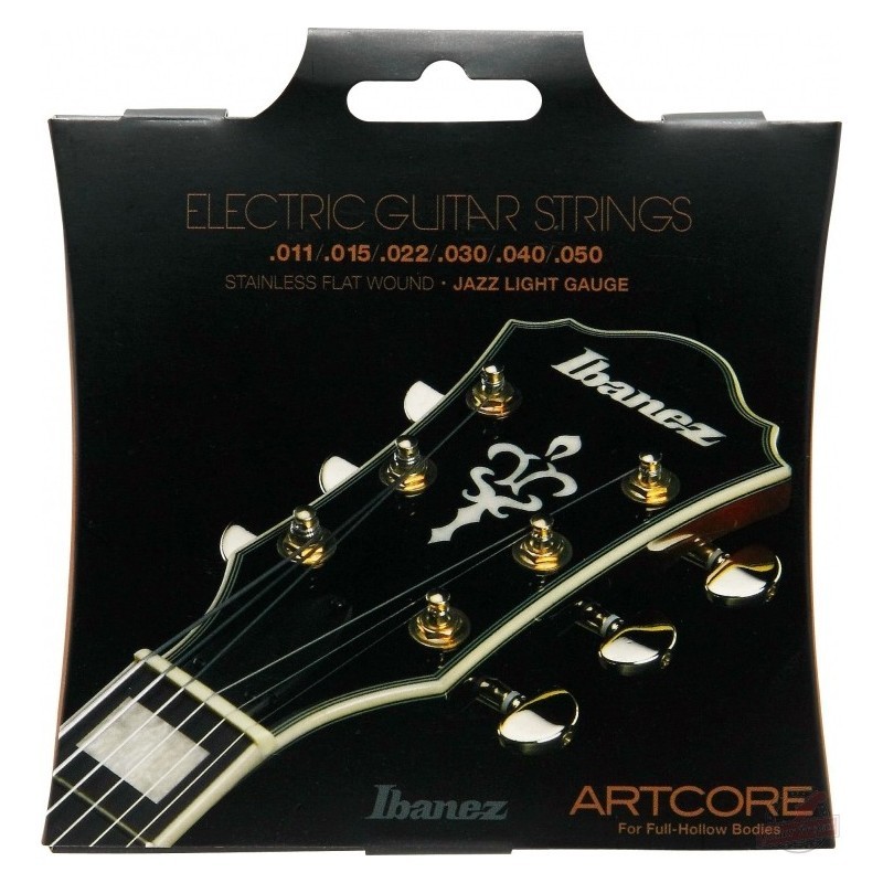 Struny Ibanez IFAS6SL do gitary elektrycznej w zestawie korbka + tuner + 6 kostek + pojemnik