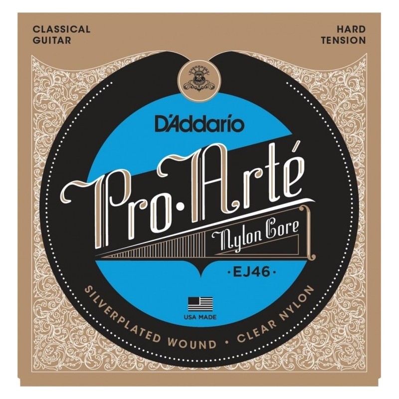 Struny D'Addario EJ46 do gitary klasycznej w zestawie korbka + tuner + 6 kostek + pojemnik