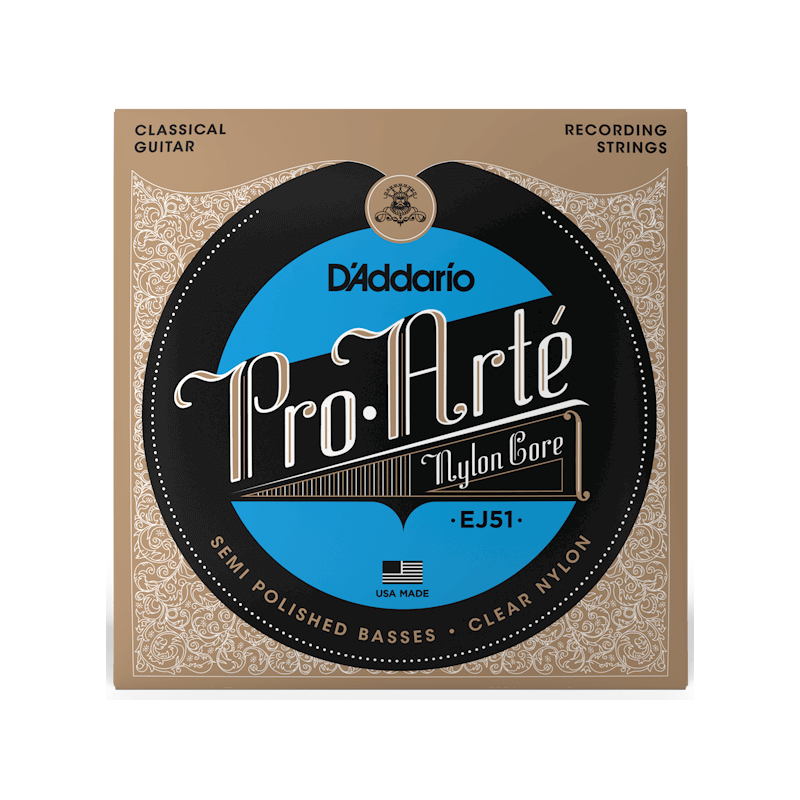 Struny D'Addario EJ51 do gitary klasycznej w zestawie korbka + tuner + 6 kostek + pojemnik