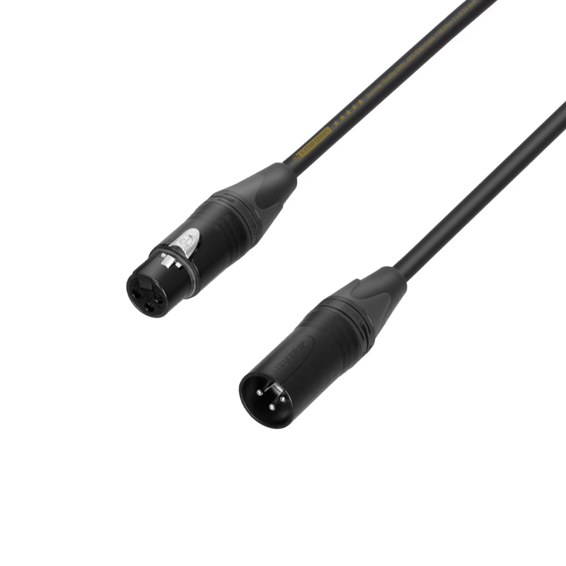 Adam Hall Cables 5 STAR DMF 1500 - Kabel Neutrik AES/EBU 110 Ω Digital Audio męski XLR – żeński XLR, 15 m - 1 - Kable mikrofonow