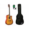 Gitara akustyczna Washburn Wa 90 C (TS) + pokrowiec + tuner - zestaw gitarowy