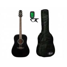 Gitara akustyczna Takamine GD-30-BLK + pokrowiec + tuner - zestaw gitarowy