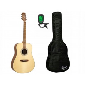 Gitara akustyczna Randon RGI-01 + pokrowiec + tuner - zestaw gitarowy
