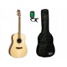 Gitara akustyczna Randon RGI-01 + pokrowiec + tuner - zestaw gitarowy