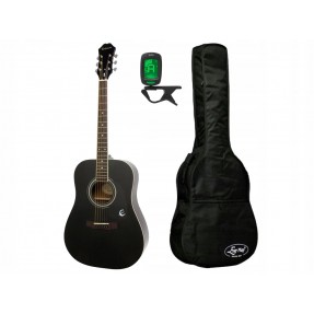 Gitara akustyczna Epiphone DR-100 EB + pokrowiec + tuner - zestaw gitarowy