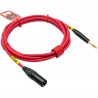 GoodDrut GDR TRSXM 3 - Kabel audio Jack TRS x XLR-M malinowy - 3m